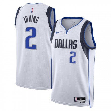 Dallas Mavericks Kyrie Irving 2 Nike 2022-23 Association Edition Valkoinen Miesten Pelipaidat Swingman